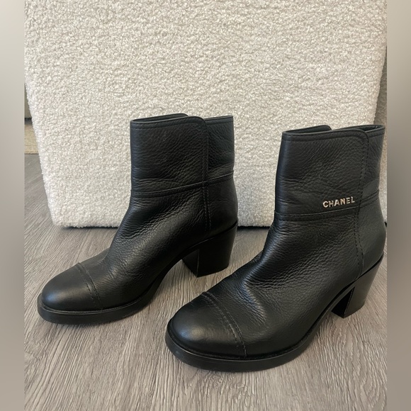 Chanel Black Ankle Boots - Picture 1 of 8